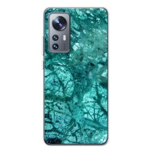 Мраморный чехол на Xiaomi 12 / 12X (VPrint) (Зеленый мрамор)