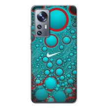 Силиконовый Чехол на Xiaomi 12 / 12X с картинкой Nike (Найк зеленый)