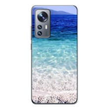 Силиконовый чехол с КАРТИНКАМИ лето для Xiaomi 12 / 12X (AlphaPrint) (Море)