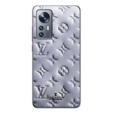 Текстурный Чехол Louis Vuitton для Сяоми 12 / 12Х – Белый ЛВ