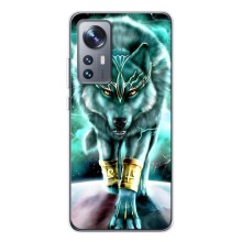 Захисні чохли для Сяомі 12 / 12Х (AlphaPrint) (ХІТ продаж) ВОВК (Яскравий вовк)