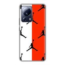 Чохли для Xiaomi 13 Lite - з картинкою JORDAN (AlphaPrint) – Лого Джордан
