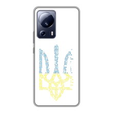 Чохли для Xiaomi 13 Lite Укр. Символіка (AlphaPrint) (Герб з букв)