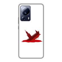 Чехол с принтом (Русский корабль...) для Сяоми 13 Лайт (AlphaPrint) – Кремлевский Корабль