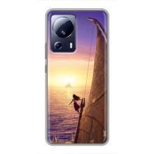 Чехол с мультфильмом Моана Xiaomi 13 Lite (Моана в море)