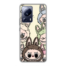 Чехол с Лабубу на Xiaomi 13 Lite – Коллаж Лабубу