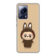 Чехол с Лабубу на Xiaomi 13 Lite – Коричневый Лабубу