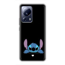 Чехол с принтом Стич на Xiaomi 13 Lite (Стич на черном)
