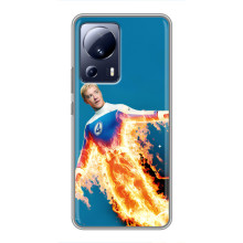 Чехол с принтом Фантастическая четверка для Xiaomi 13 Lite – Человек-Факел
