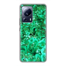 Мраморний чехол на Xiaomi 13 Lite (VPrint) (Салатовий Мрамор)
