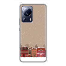 Новогодние, Праздничные Чехлы для Xiaomi 13 Lite - 2024 год (Зимний город)
