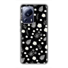 Чехлы с тематикой "ЦВЕТЫ" на Xiaomi 13 Lite (цветение на чорном)