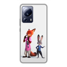 Силиконовый чехол с принтом Зоотрополіс для Xiaomi 13 Lite – Джуди и Ник
