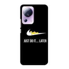 Силиконовый Чехол на Xiaomi 13 Lite с картинкой Nike (Later)