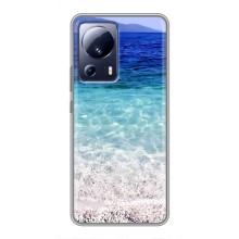 Силиконовый чехол с КАРТИНКАМИ лето для Xiaomi 13 Lite (AlphaPrint) (Море)
