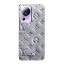 Текстурный Чехол Louis Vuitton для Сяоми 13 Лайт – Белый ЛВ