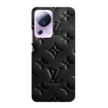 Текстурный Чехол Louis Vuitton для Сяоми 13 Лайт – Черный ЛВ