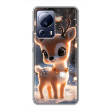 Яркий чехол для Xiaomi 13 Lite с Зимними Оленятами – Оленёнок