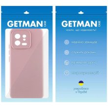 Чехол TPU GETMAN Liquid Silk Full Camera для Xiaomi 13 Pro – Розовый