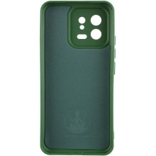 Чехол TPU GETMAN Liquid Silk Full Camera для Xiaomi 13 Pro – Зеленый