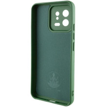 Чехол TPU GETMAN Liquid Silk Full Camera для Xiaomi 13 Pro – Зеленый