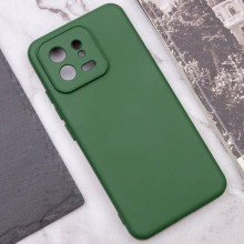 Чехол TPU GETMAN Liquid Silk Full Camera для Xiaomi 13 Pro – Зеленый