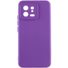 Чехол TPU GETMAN Liquid Silk Full Camera для Xiaomi 13 Pro – Фиолетовый