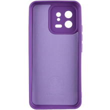 Чехол TPU GETMAN Liquid Silk Full Camera для Xiaomi 13 Pro – Фиолетовый