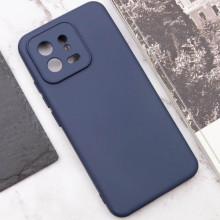 Чехол TPU GETMAN Liquid Silk Full Camera для Xiaomi 13 Pro – Синий