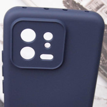 Чехол TPU GETMAN Liquid Silk Full Camera для Xiaomi 13 Pro – Синий