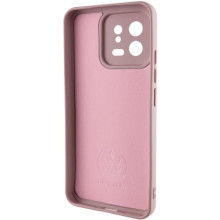 Чехол TPU GETMAN Liquid Silk Full Camera для Xiaomi 13 Pro – Розовый