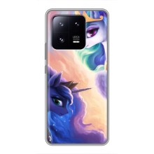 Чехол для Сяоми 13 Про - (Единорожки - Новинки) (AlphaPrint) (Единорожки)