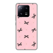 Чехол банты для Xiaomi 13 Pro – Черные бантики