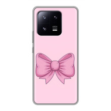 Чехол банты для Xiaomi 13 Pro – Розовый бантик