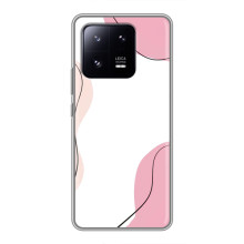 Чехол цветочный дизайн для Xiaomi 13 Pro – Розовый фон