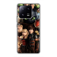 Чехол как приручить дракона на Xiaomi 13 Pro (Персонажи дракона)
