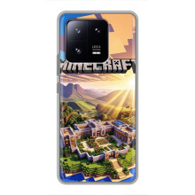 Чехол с картинками Майнкрафт для Сяоми 13 Про – Minecraft