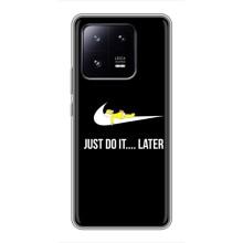 Чехол с логотипом Найк на Xiaomi 13 Pro (Nike just do it)