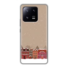 Новогодние, Праздничные Чехлы для Xiaomi 13 Pro - 2024 год (Зимний город)
