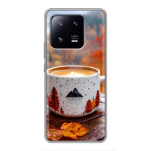 Чехол с уникальным дизайном «Осень с кофе» для Xiaomi 13 Pro – Кофе на природе
