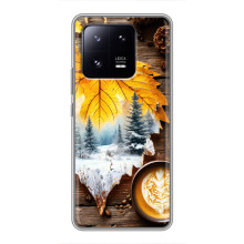 Чехол с уникальным дизайном «Осень с кофе» для Xiaomi 13 Pro – Осенне-зимнее кофе