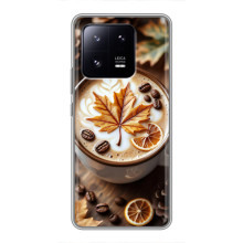 Чехол с уникальным дизайном «Осень с кофе» для Xiaomi 13 Pro – Пряный кофе