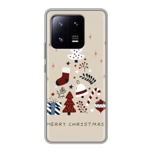 Рождественские Чехлы для Xiaomi 13 Pro (VPrint) (Merry Christmas)