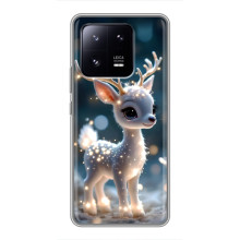 Яркий чехол для Xiaomi 13 Pro с Зимними Оленятами – Блистающий оленёнок
