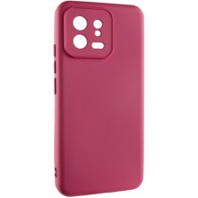 Чехол Silicone Cover Lakshmi Full Camera (A) для Xiaomi 13 – Бордовый