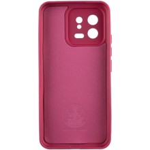 Чохол Silicone Cover Lakshmi Full Camera (A) для Xiaomi 13 – Бордовий