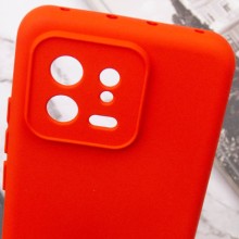 Чохол Silicone Cover Lakshmi Full Camera (A) для Xiaomi 13 – Червоний