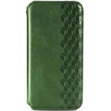 Кожаный чехол-книжка GETMAN Cubic (PU) для Xiaomi 13 – Зеленый