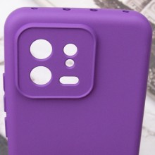 Чехол Silicone Cover Lakshmi Full Camera (A) для Xiaomi 13 – Фиолетовый