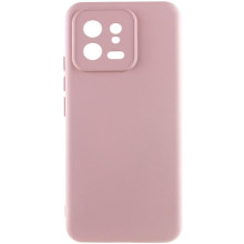 Чехол TPU GETMAN Liquid Silk Full Camera для Xiaomi 13 – Розовый